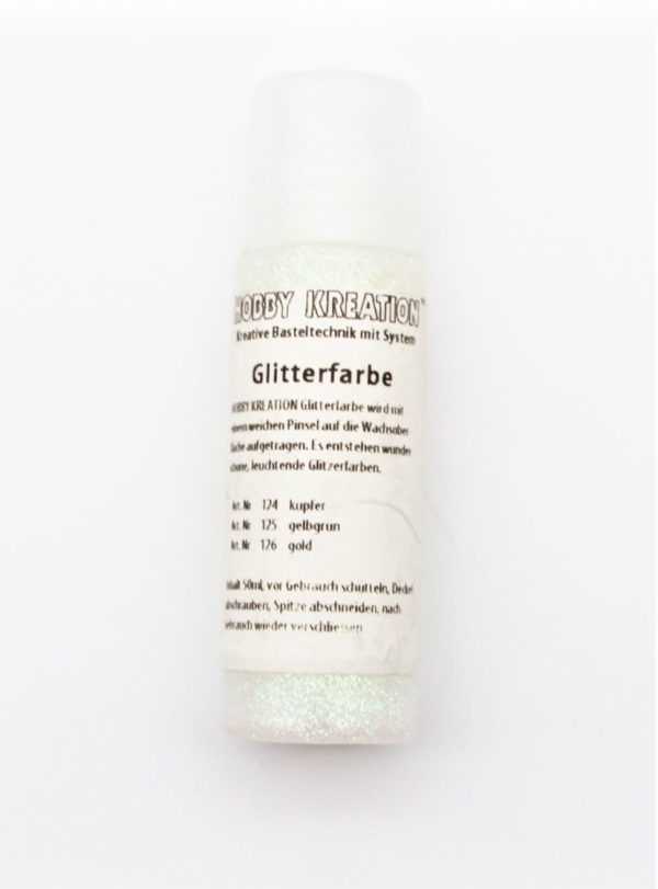 Glitterfarbe Schnee 50ml