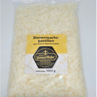 Bienenwachspastillen weiß 1 kg